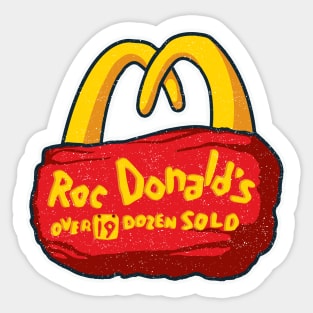 Fast Food Rocks! Sticker